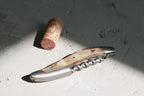 Forge De Laguiole Sommelier Aubrac Horn med sateng stål