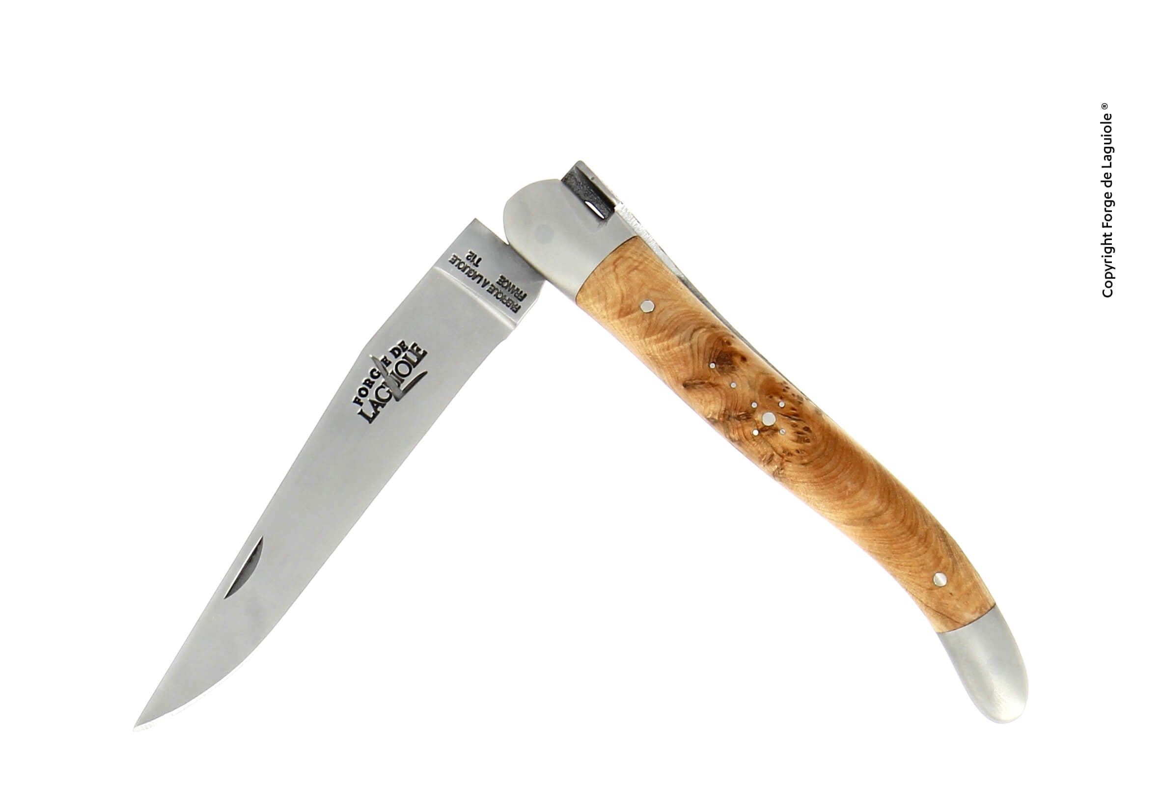 Forge De Laguiole Lommekniv, 11 cm, einerhåndtak, matt finish