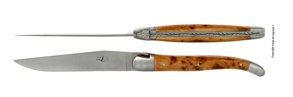 Forge De Laguiole einer-håndtak - Satengmatt rustfritt stålblad