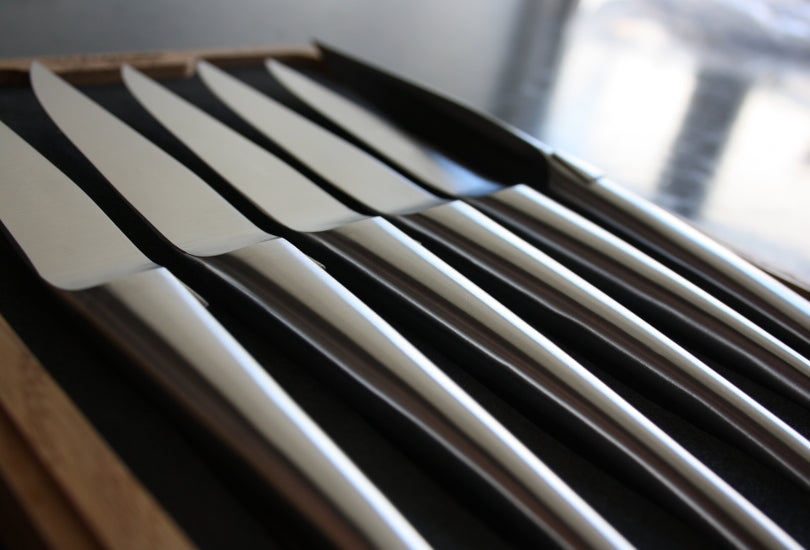 Laguiole En Aubrac Matte Steakkniver i Rustfritt Stål