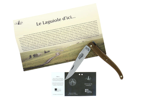 Couteau «Laguiole d’ici» - 12 cm sammenleggbar kniv