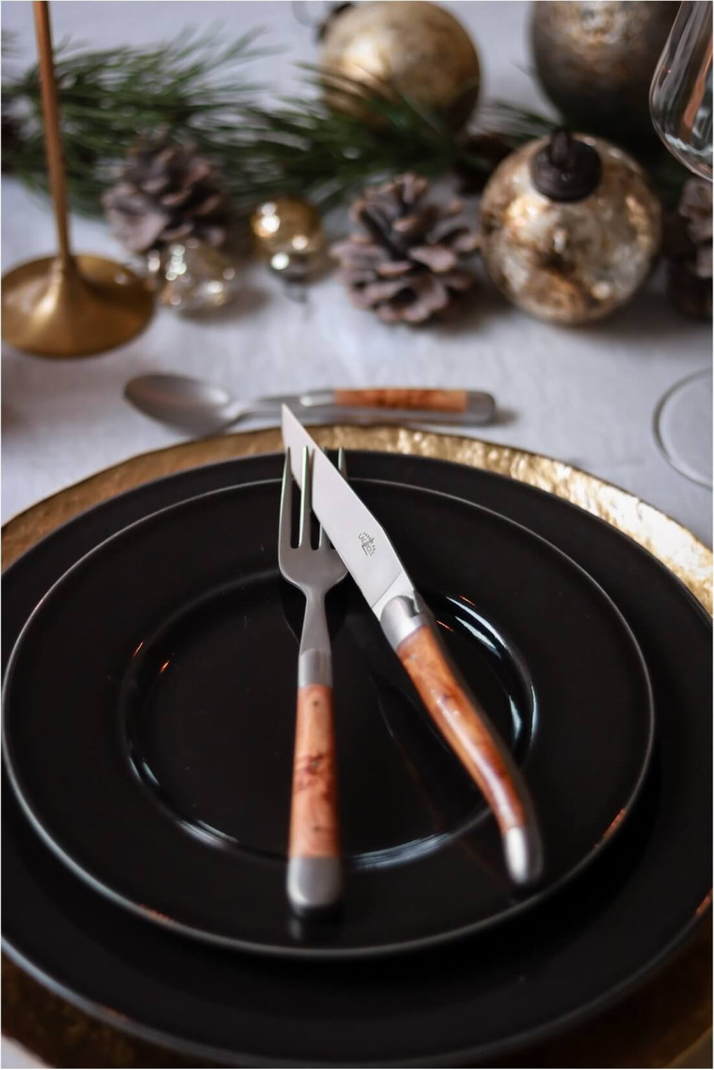 Forge De Laguiole einer-håndtak - Satengmatt rustfritt stålblad