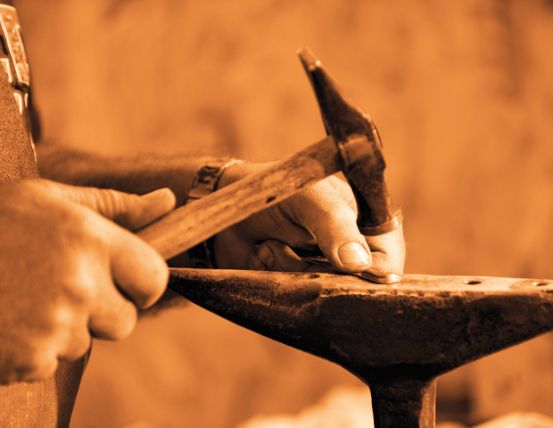 Laguiole En Aubrac - ORIGINE TOUR EIFFEL - Lommekniv med håndtak i ibenholt