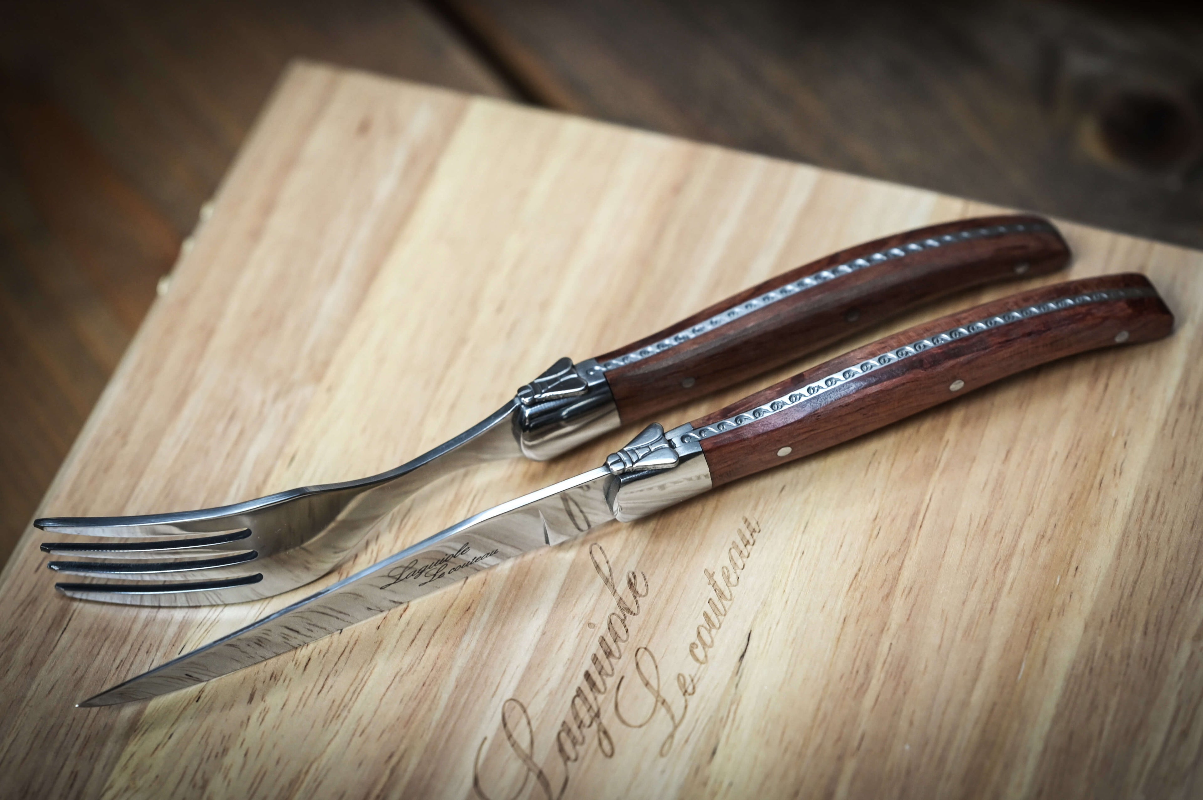  Laguiole Le couteau - 6 kniver og gafler