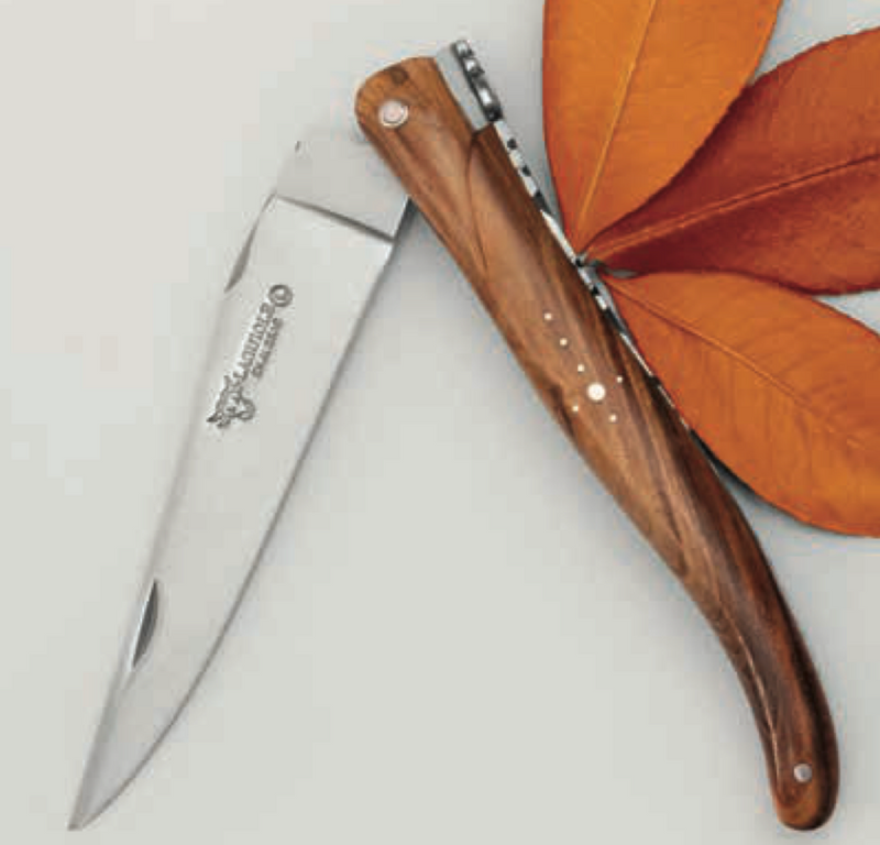 Laguiole En Aubrac – Lommekniv i Pistasjtre – 12 cm