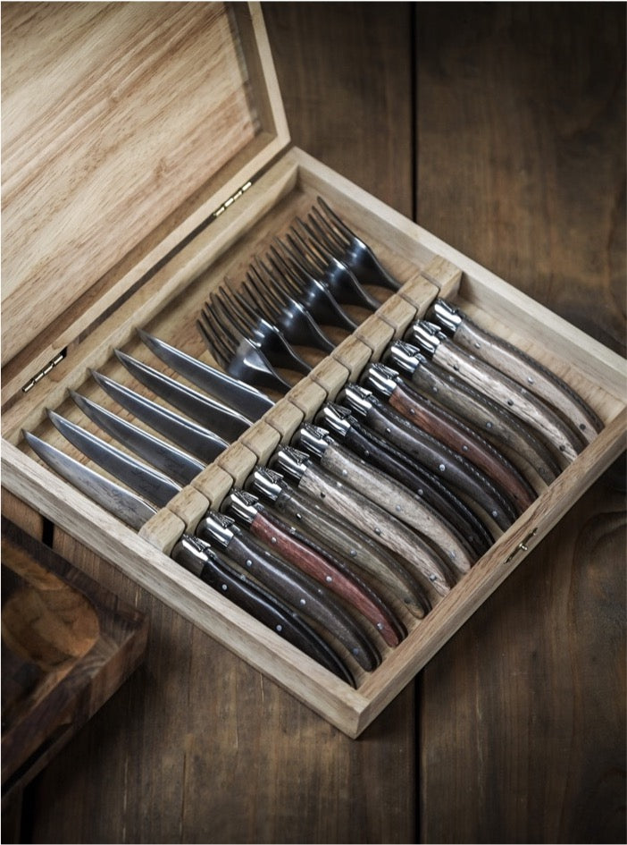 Laguiole Le couteau - 6 kniver og gafler