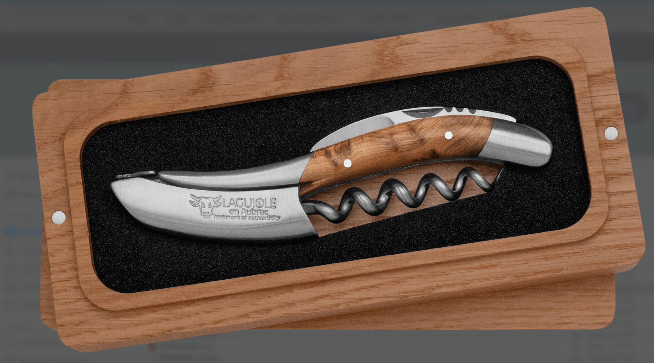Laguiole En Aubrac Sommelier Korketrekker | Einer & Satinfinish
