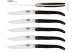 Sett med Forge De Laguiole-kniver designet av Philippe Starck