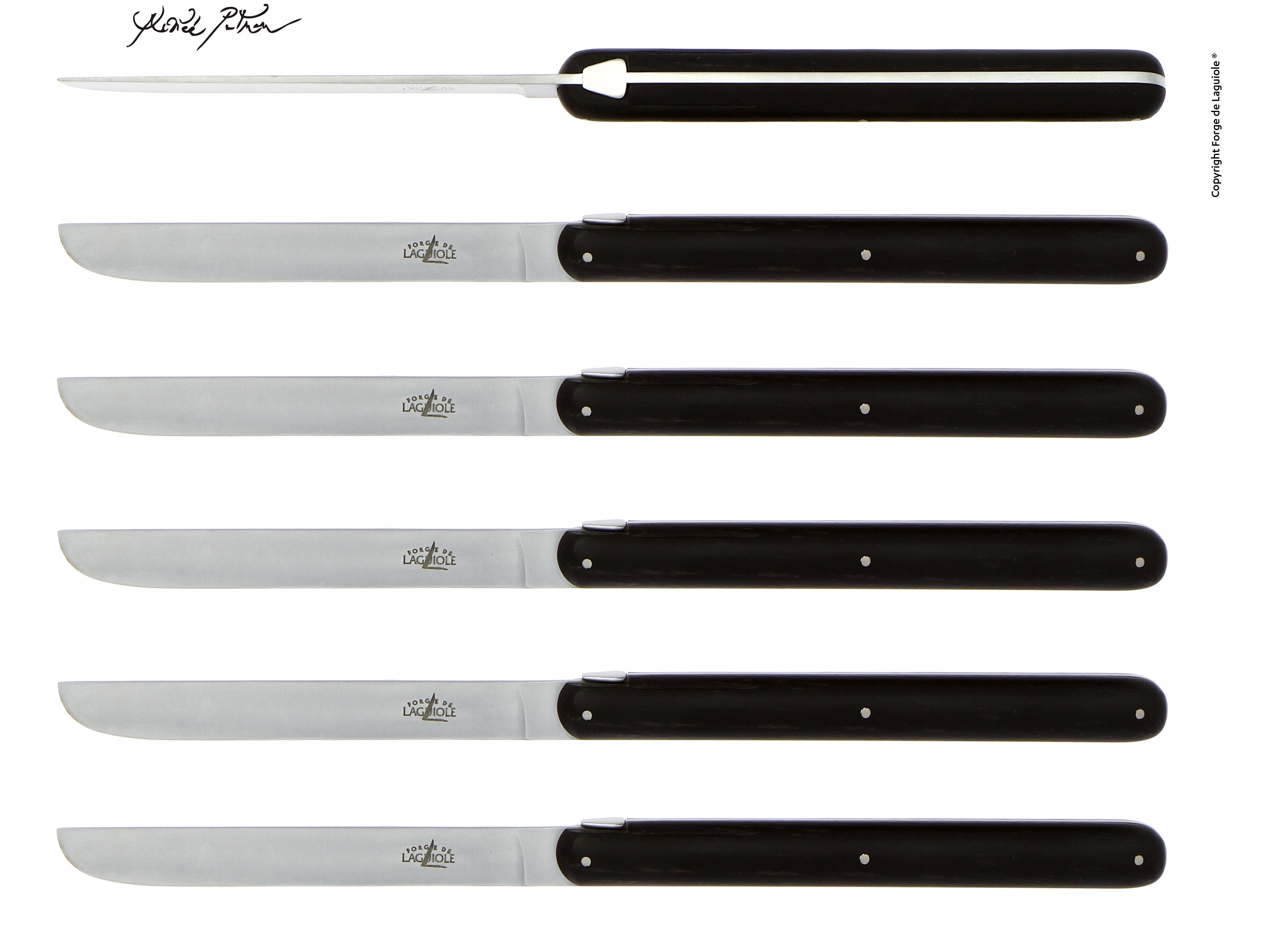 Forge De Laguiole bordkniver designet av ANDREE PUTMAN