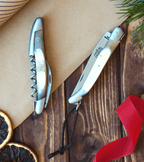 Gavesett - Aubrac Kuhorn - Sommelierkniv og Foldekniv - Forge De Laguiole