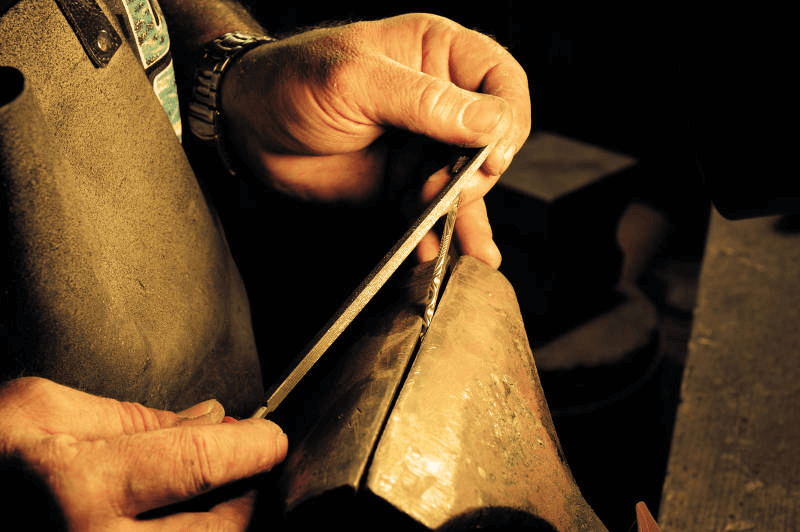 Laguiole En Aubrac biffkniver i ibenholt