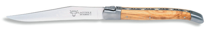 Laguiole En Aubrac Olive Wood Steak Kniver