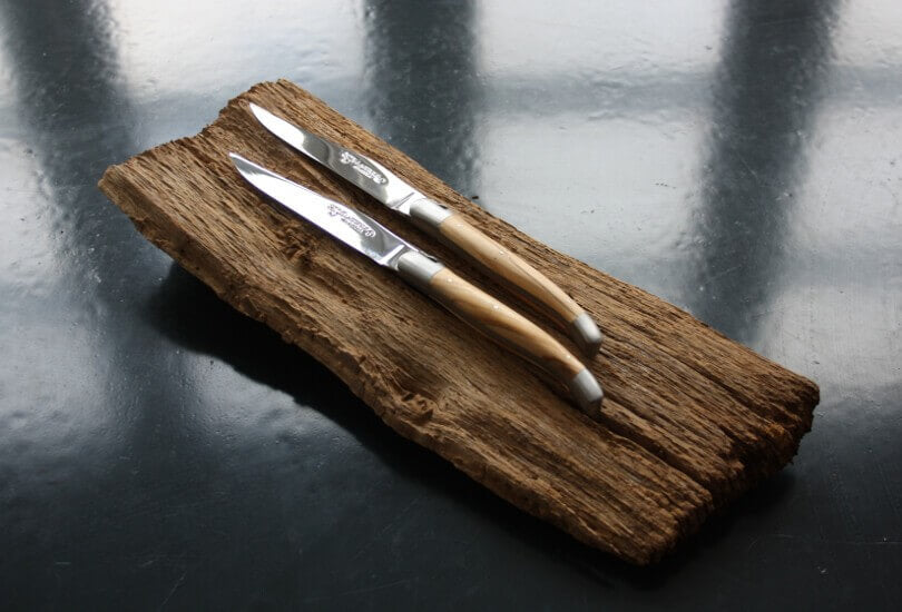 Laguiole En Aubrac Olive Wood Steak Kniver