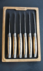 Laguiole En Aubrac Olive Wood Steak Kniver
