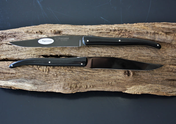  Laguiole En Aubrac kniver i svart paperstone